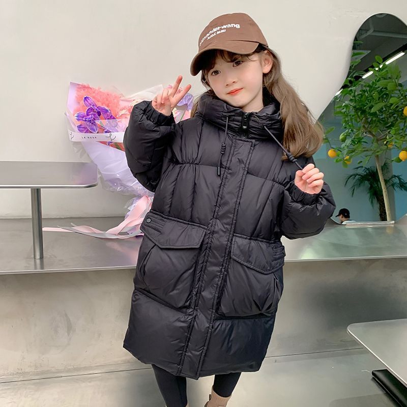 儿童冬装棉服2024新款小女孩冬季棉袄女童中长款加厚羽绒棉衣外套,淘宝优惠券,粉丝福利购,淘宝优惠卷