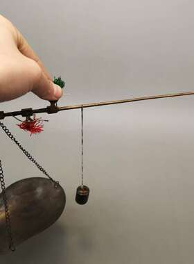 纯铜秤老式点子称复古老物件配药称戥子称厨房小称老铜克称中药称