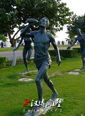 古代人物玻璃钢制作铜雕户外城市景观园林广场园林景观小品雕塑