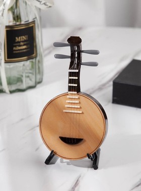 古筝琵琶二胡月琴中阮杨琴民族乐器模型摆件男女朋友创意生日礼品
