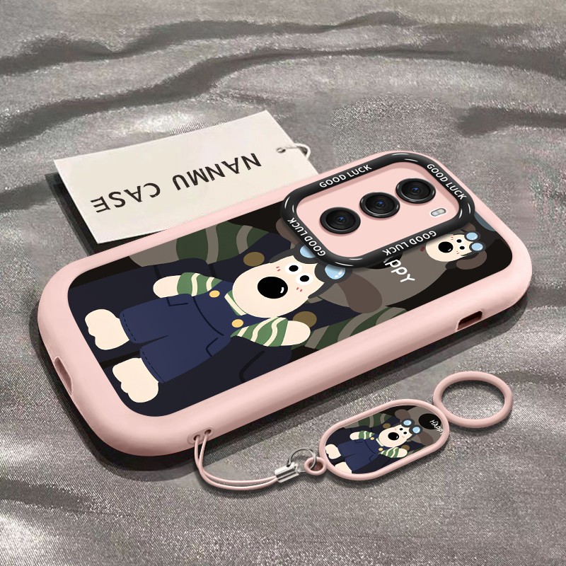 opporeno12手机壳rone11挥手掌门狗10Pro新款高级感9/8硅胶7se全包reno6情侣5G防摔oppo可爱卡通findx7保护套 - 图2