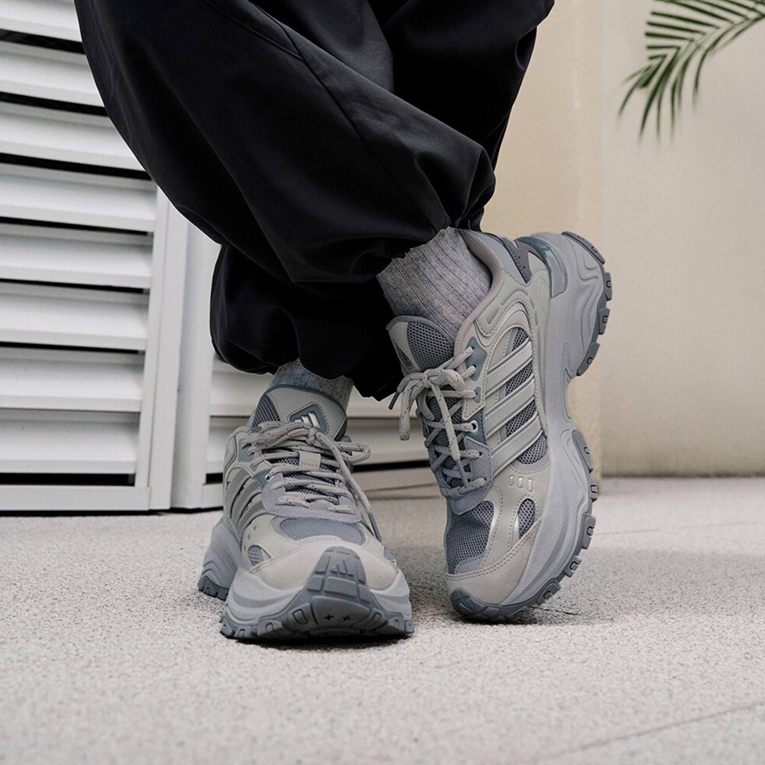 Adidas/阿迪达斯正品新款男女厚底户外徒步耐磨老爹鞋JR0042,淘宝优惠券,粉丝福利购,淘宝优惠卷