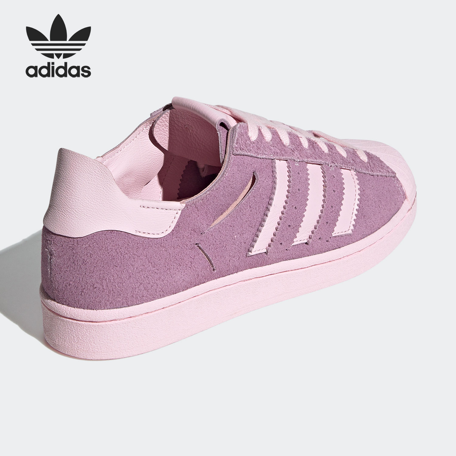 Adidas/阿迪达斯正品三叶草SUPERSTAR男女经典贝壳头鞋 FZ0996 - 图2