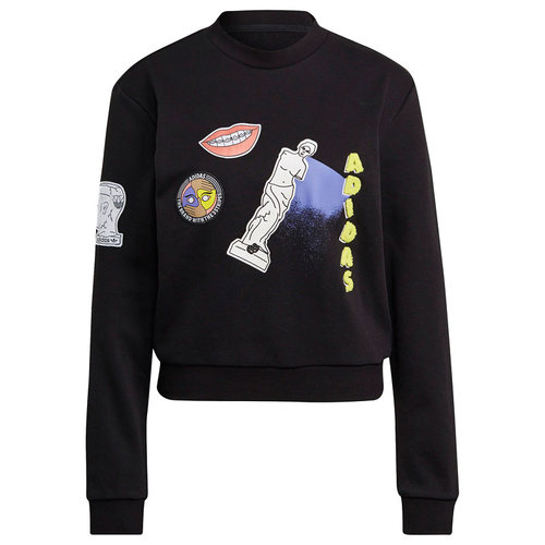 Adidas/阿迪达斯正品三叶草当季新款女子运动休闲套头衫 GN4376 - 图3