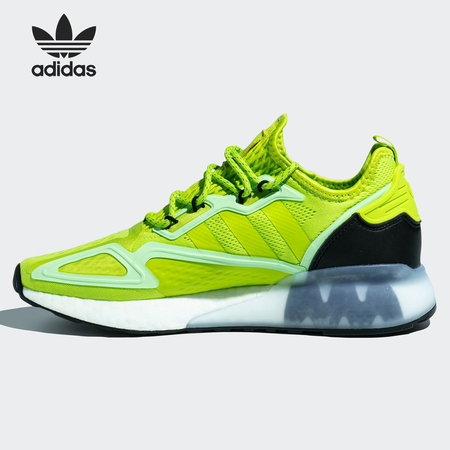 Adidas/阿迪达斯正品三叶草 ZX 2K BOOST 夜光男女运动鞋FZ4035,淘宝优惠券,粉丝福利购,淘宝优惠卷