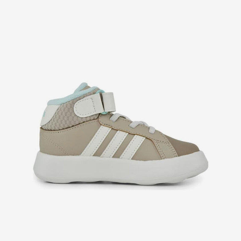Adidas/阿迪达斯正品GRAND COURT MID I婴童休闲运动鞋JR2581,淘宝优惠券,粉丝福利购,淘宝优惠卷