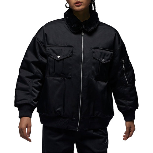 Nike/耐克正品Jordan新款女子时尚防风保暖运动棉服FB5089 - 图3