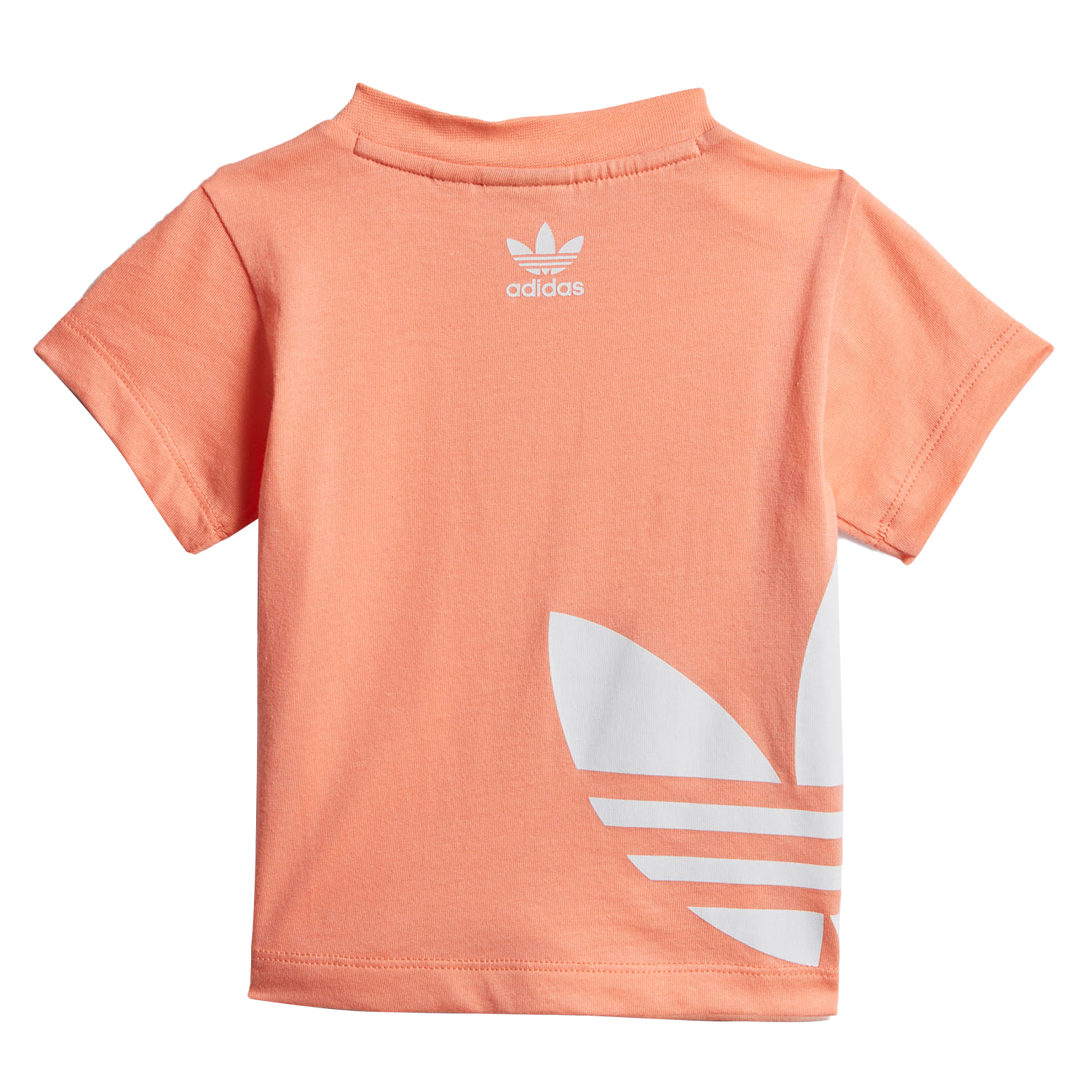 Adidas/阿迪达斯正品夏季新款三叶草婴童运动短袖T恤FM5611 - 图3