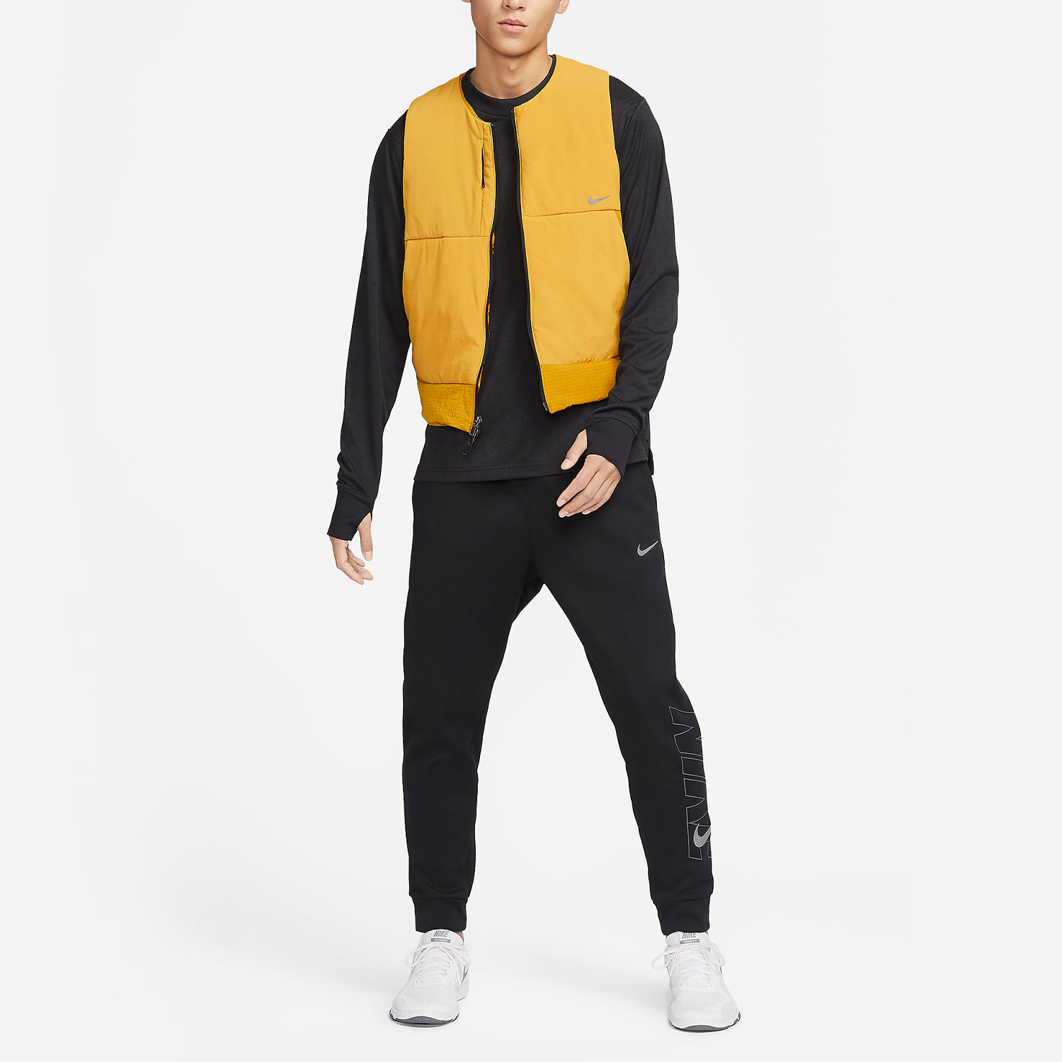 Nike/耐克正品新款男子保暖训练运动拉链马甲FD0413-716 - 图1