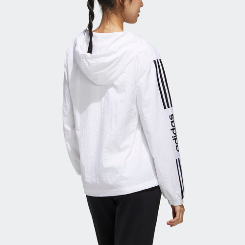 Adidas/阿迪达斯正品 当季新款女子休闲连帽运动外套 FP7472 - 图1
