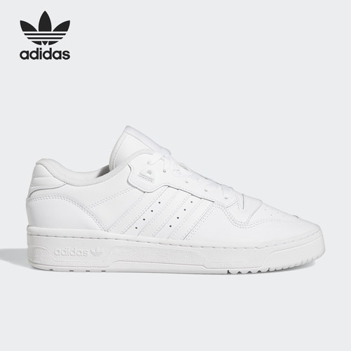 Adidas/阿迪达斯正品三叶草男女经典复古系带低帮板鞋GX2272 - 图0