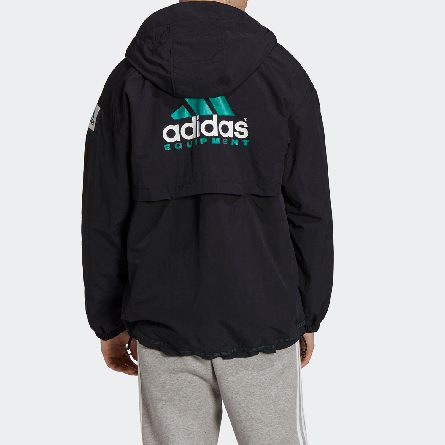 Adidas/阿迪达斯正品三叶草EQT WINDBREAKER 男子夹克HG8100 - 图0