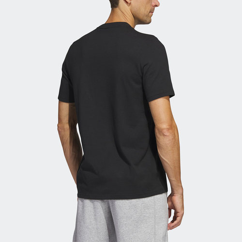 Adidas/阿迪达斯正品当季新款透气男子运动短袖T恤H49669 - 图0