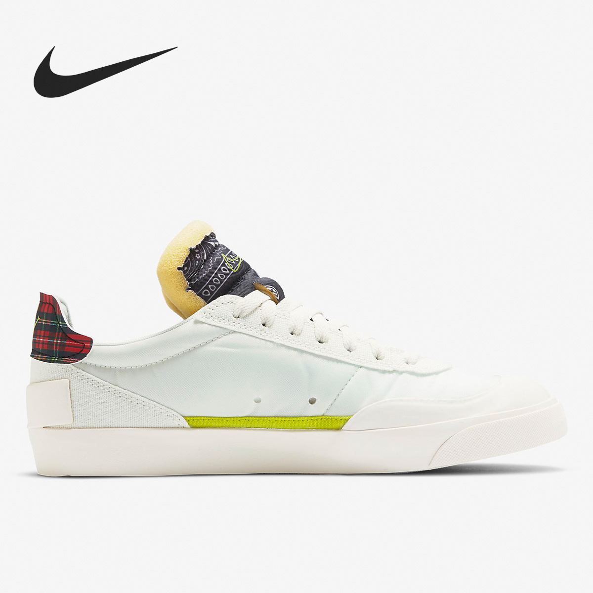 Nike/耐克正品 DROP-TYPE MID 腰果花男子休闲运动板鞋CW2620-101 - 图1