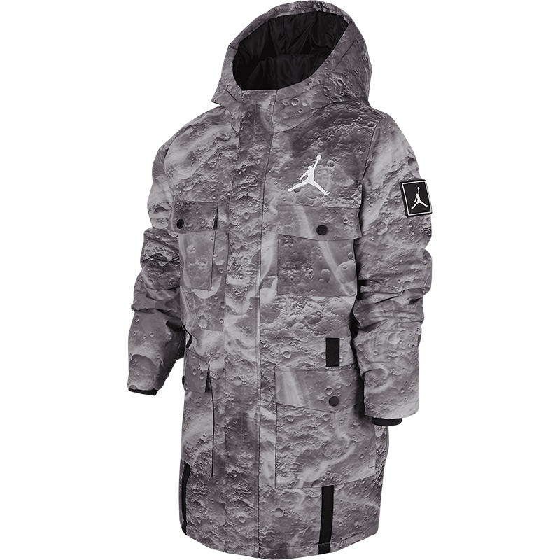 Nike/耐克正品JORDAN大童潮流保暖运动连帽羽绒服FV5813-226 - 图3