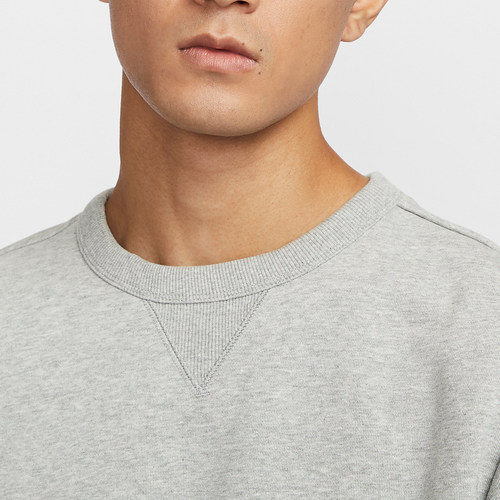 Nike/耐克正品2024新款男士圆领透气针织运动卫衣FZ0221-063 - 图1