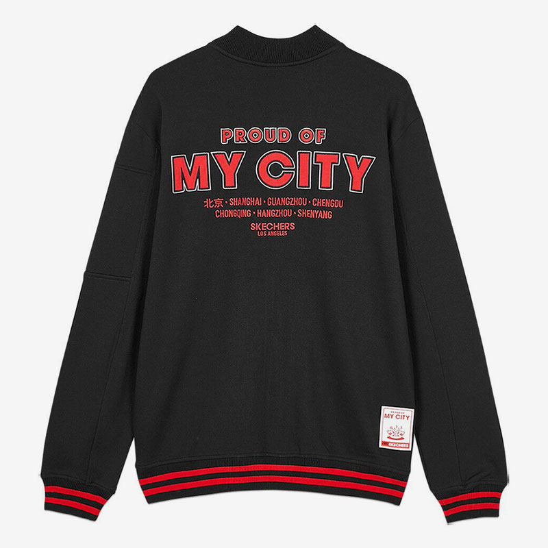 Skechers/斯凯奇正品春季新款男子保暖夹克外套L121M005 - 图0