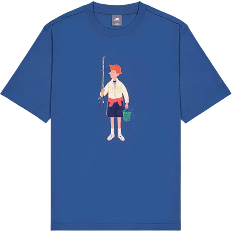 New Balance/NB正品运动男女同款舒适透气短袖T恤NEE28073-DIG - 图3