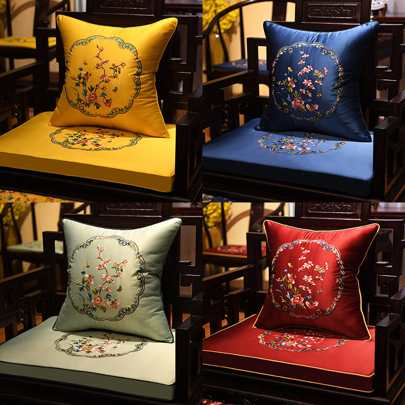 中式坐垫红木沙发垫罗p汉床五件套垫子订做防滑海绵垫餐椅垫茶椅,淘宝优惠券,粉丝福利购,淘宝优惠卷