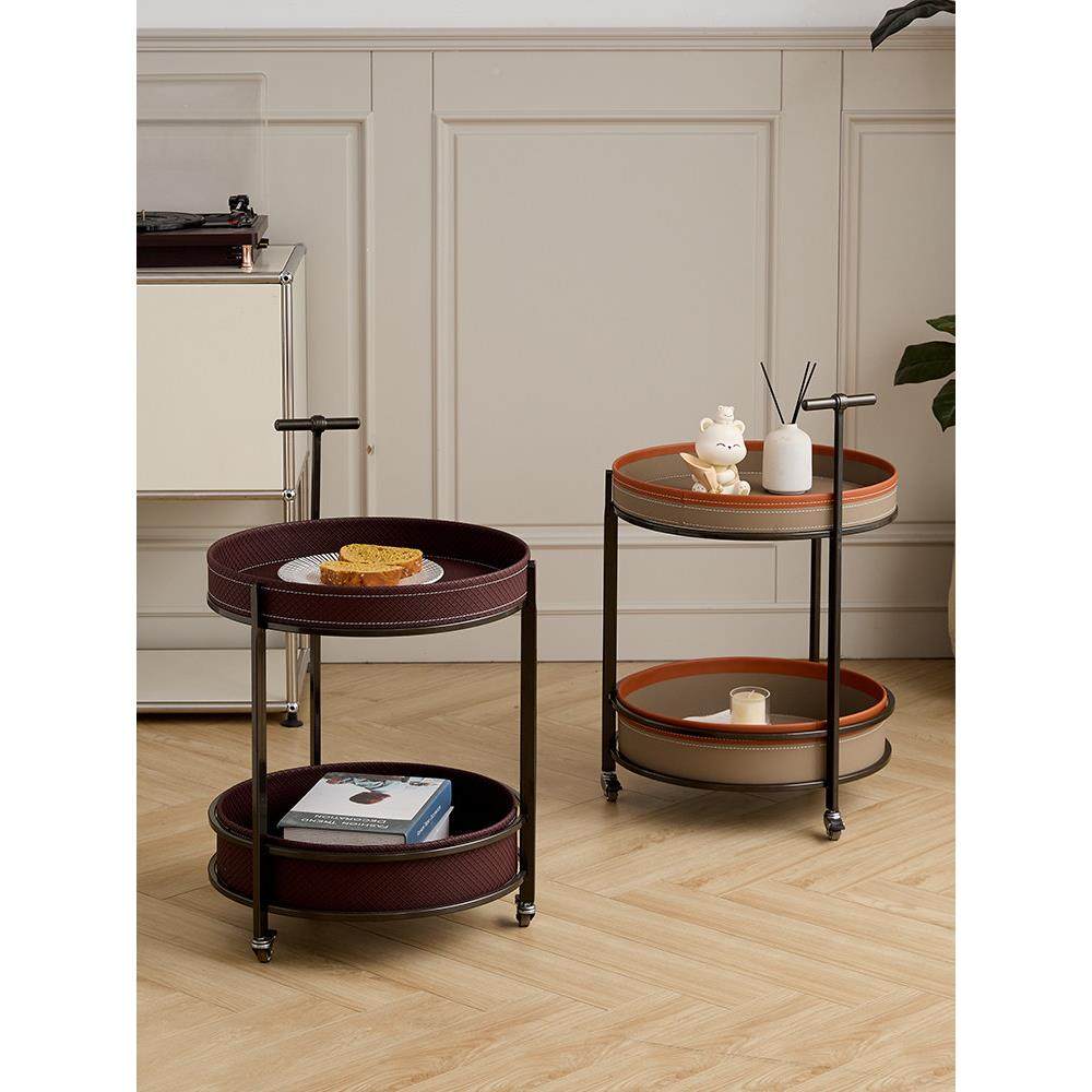 覆中古可移动马皮厅FT-053小推车客沙发茶边几柜床头食鞍置物零架,淘宝优惠券,粉丝福利购,淘宝优惠卷