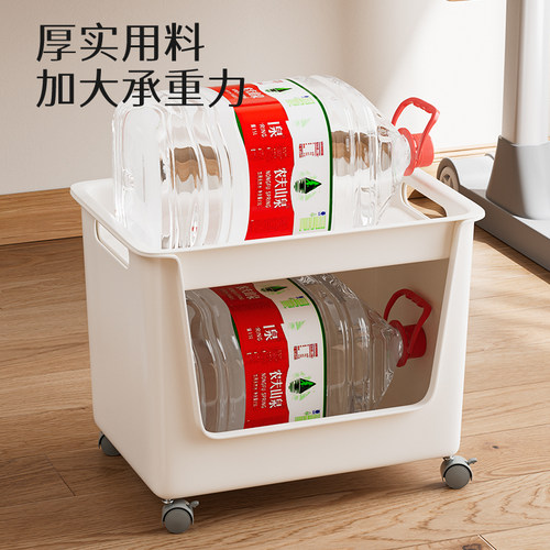 整理师推荐书包置物架可移动桌下书本收纳架小推车整理架宿舍神器 - 图2