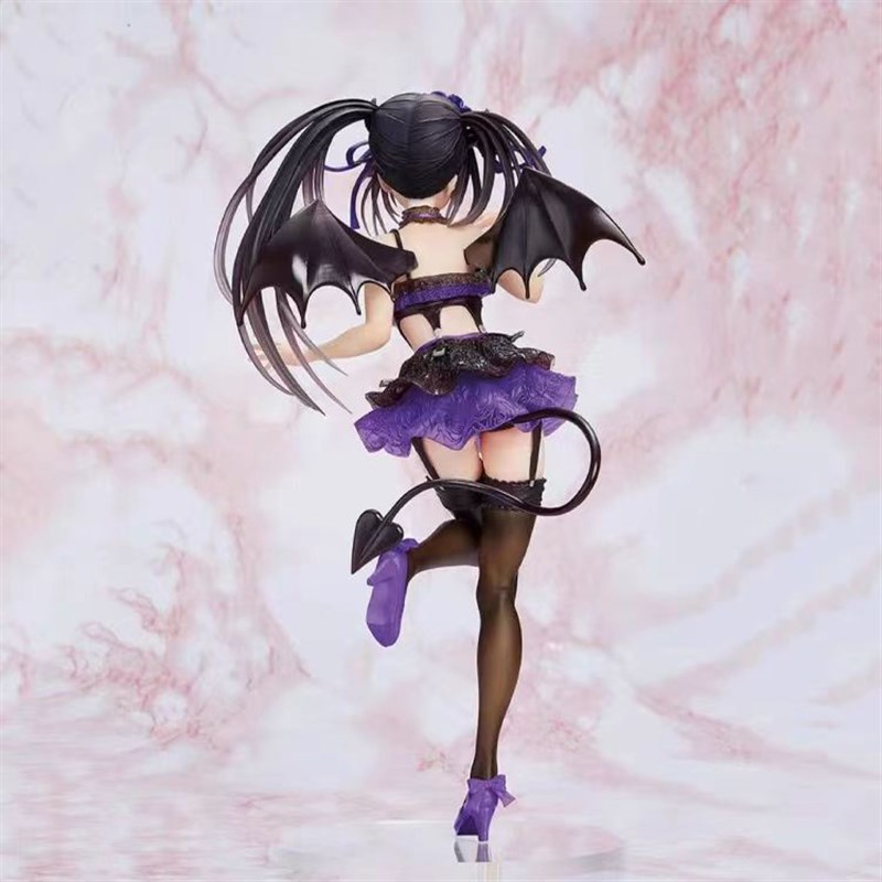 Date A Live Tokisaki Kuangsan Little Devil Figure Desktop Case Ornament Decoration Two-Dimensional Beautiful Girl Desktop