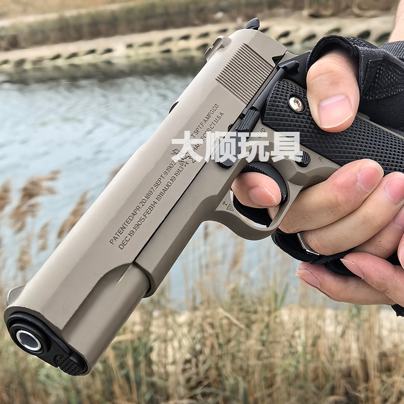 m1911金属水晶手抢高端成人合金玩具枪仿真模型格洛克专用软弹枪 - 图2
