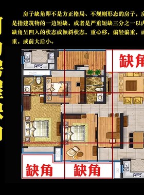 坤卦补角牌艮卦黄玉乾卦牌铜质巽震F卦桃木牌挂牌房屋西南东北缺