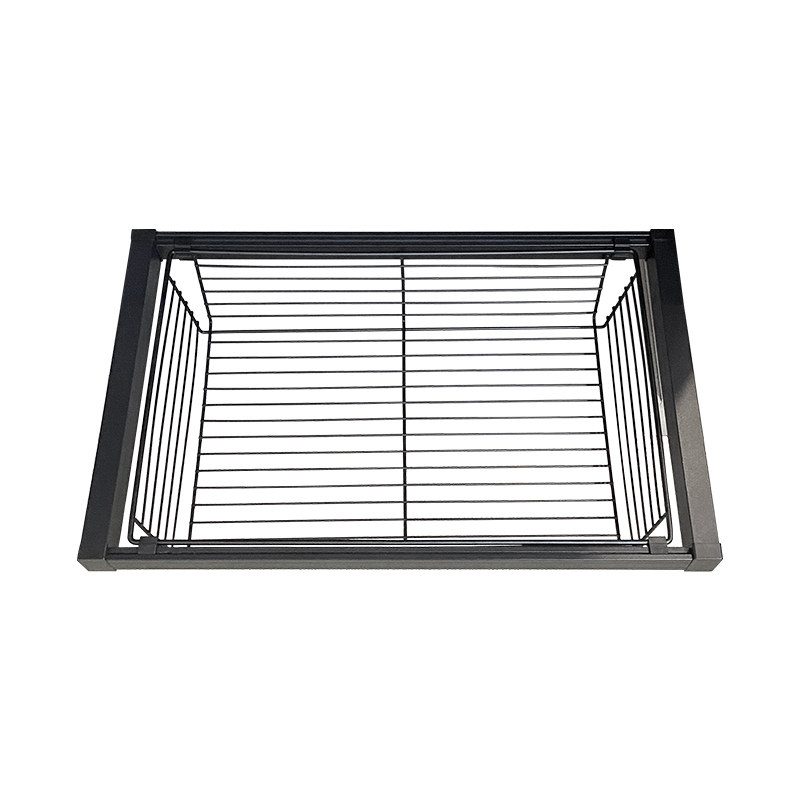 不锈钢阻尼导轨衣柜拉篮抽屉式抽拉篮伸缩裤架衣帽间内置收纳筐裤,淘宝优惠券,粉丝福利购,淘宝优惠卷