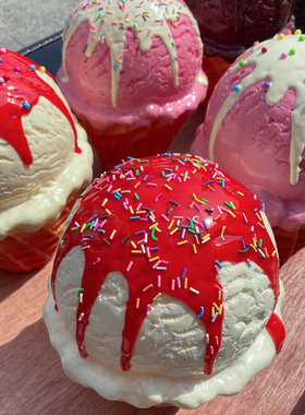 仿真冰淇淋模型超大号柜台装饰