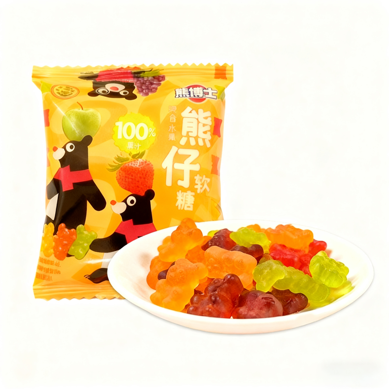 徐福记旗舰店熊博士果汁软糖儿童趣味果味软糖糖果休闲零食小吃,淘宝优惠券,粉丝福利购,淘宝优惠卷