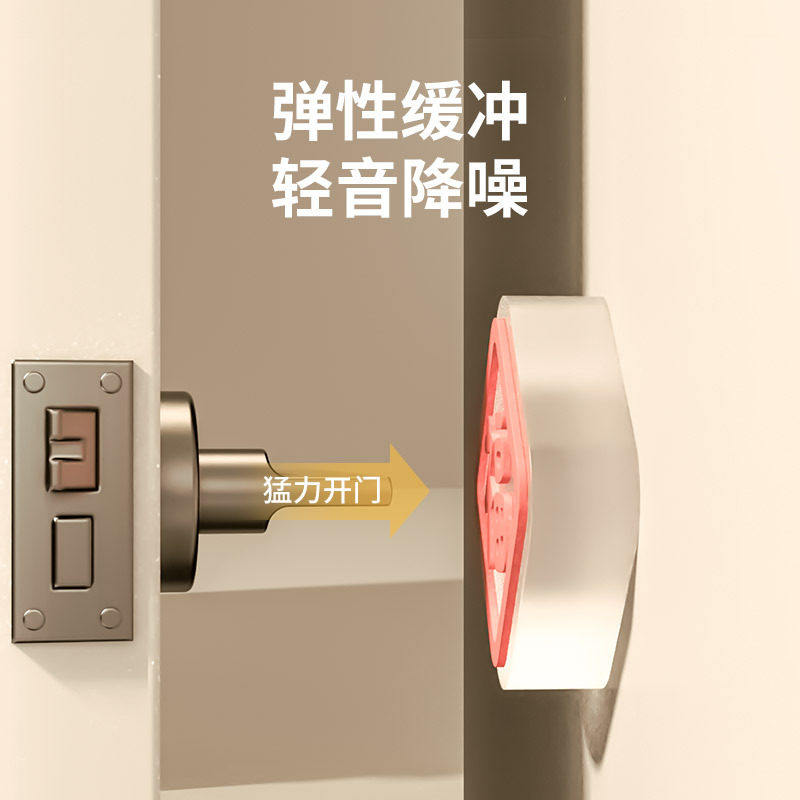 新年装饰开门挡器福防撞垫硅胶冰箱门后入户门阻神器墙壁柜门垫贴,淘宝优惠券,粉丝福利购,淘宝优惠卷