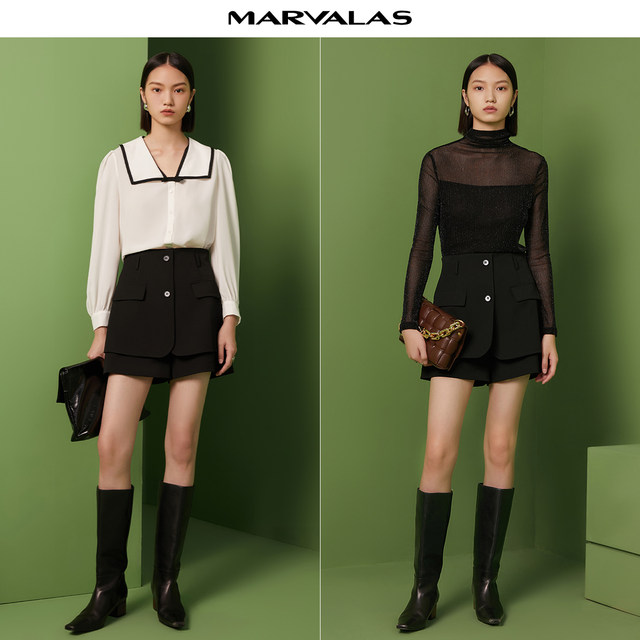 High Waist Commuting Casual Pants Mendes Shorts