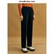 High waisted commuting Mendes casual straight pants
