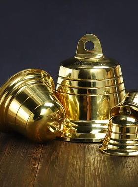 厂家铜铃铛铜风铃铜钟圣诞铃铛挂件挂饰开口喇叭铃门铃