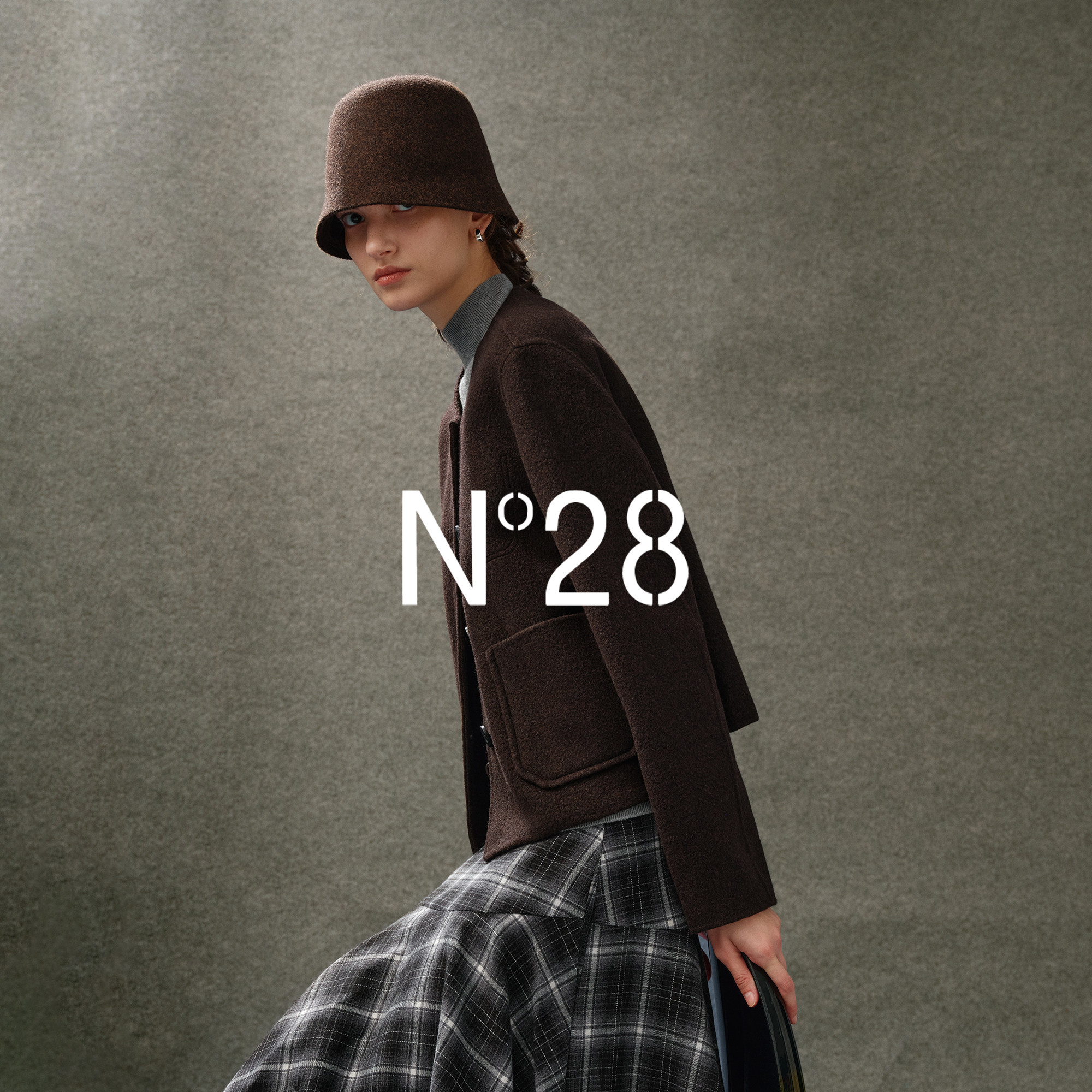 N°28【董洁同款】小个子短款毛呢外套女秋季高级感羊毛上衣,淘宝优惠券,粉丝福利购,淘宝优惠卷