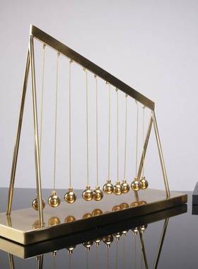 现代简约轻奢曲平衡摆球桌面摆件客厅电视柜书房样板间售楼处撞球