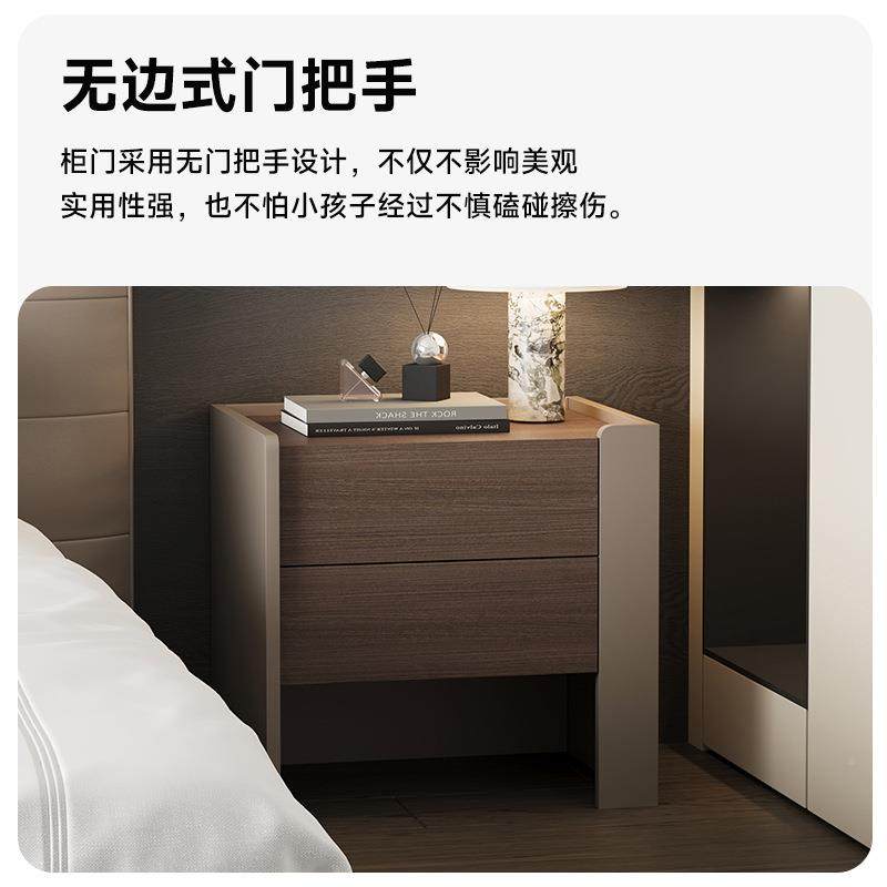 K033集物所制实床头木柜X简约现代室收纳柜PHM家用轻奢床边小卧众,淘宝优惠券,粉丝福利购,淘宝优惠卷