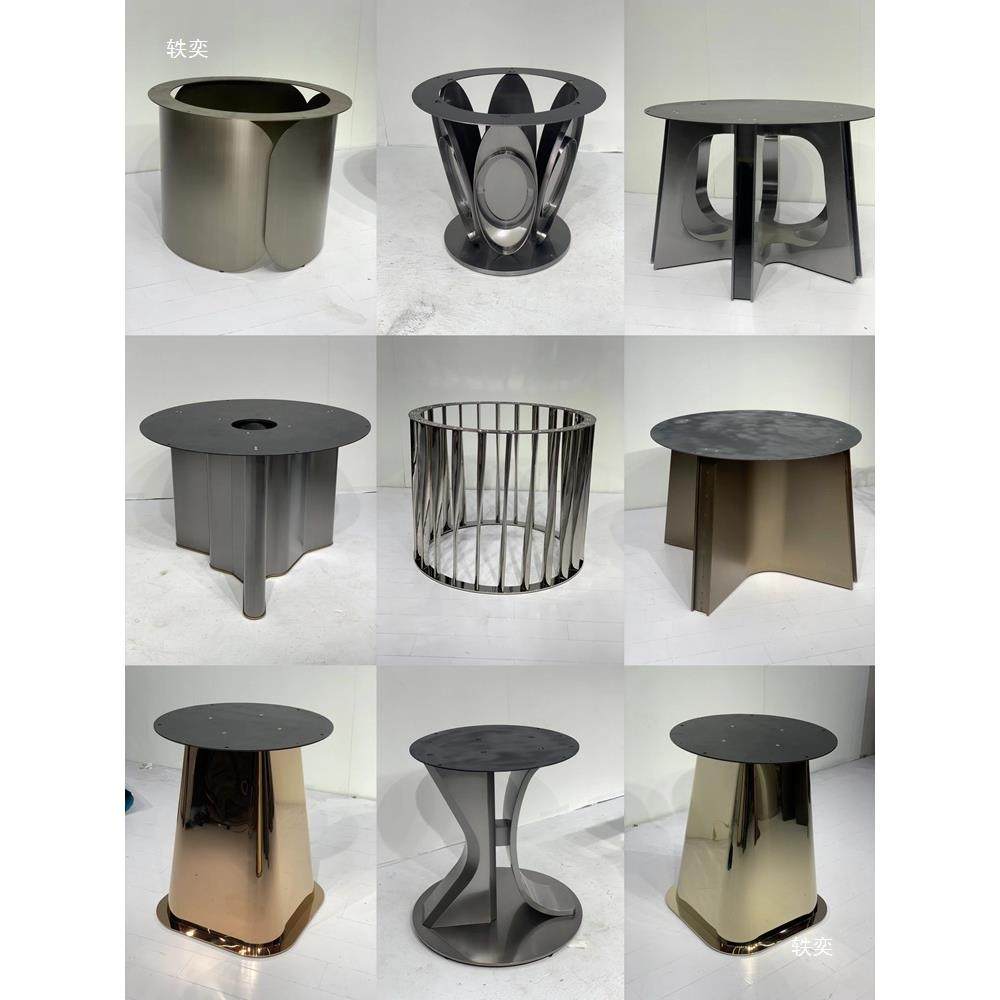 意轻大石圆式桌JEG腿奢石理餐桌脚岩板餐桌支架大尺寸不锈奢钢餐,淘宝优惠券,粉丝福利购,淘宝优惠卷