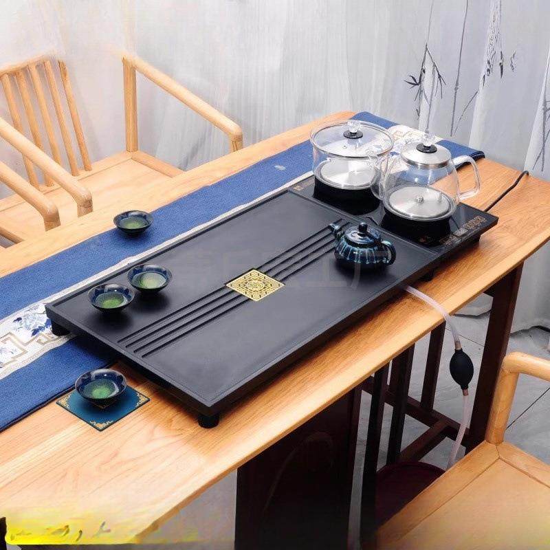 乌金IPC石茶盘全自动上水体一台整套烧水壶家用一办公茶整装茶客,淘宝优惠券,粉丝福利购,淘宝优惠卷