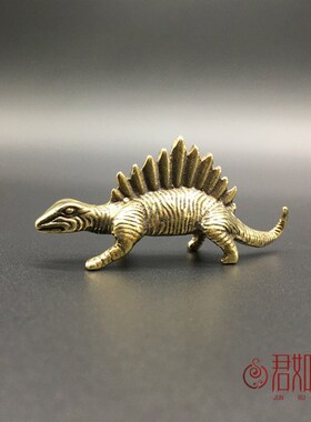 快速发货实心黄铜小恐龙摆件全铜迷E你原始动物铜恐龙袖珍侏罗纪