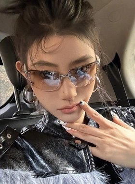 欧美y2k千禧辣妹无框钻石