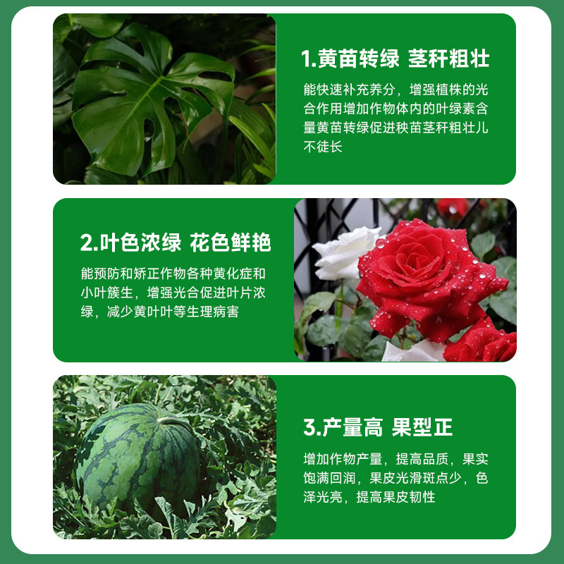 叶绿素叶面肥花卉果树蔬菜一喷绿控旺农用氨基酸中量元素水溶肥料,淘宝优惠券,粉丝福利购,淘宝优惠卷