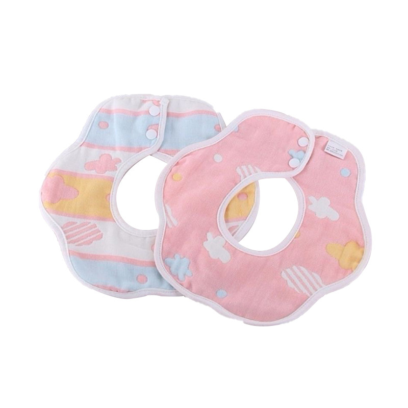 U先试用 婴儿围嘴男女宝宝围脖纯棉透气口水巾新生婴幼儿纱布围兜,淘宝优惠券,粉丝福利购,淘宝优惠卷
