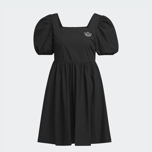 Adidas/阿迪达斯正品三叶草夏季女子运动灯笼袖连衣裙IP1771 - 图2