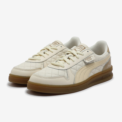 Puma/彪马正品INDOOR男女打孔透气低帮运动休闲板鞋401444-01 - 图0
