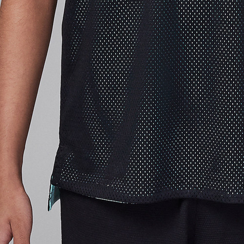 Nike/耐克正品Jordan 夏季大童透气无袖双面穿球衣HM4739-010 - 图2
