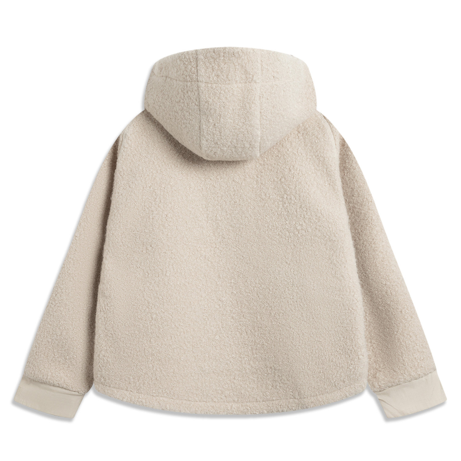 李宁正品CROSS新款女子潮流休闲宽松保暖连帽羊羔绒外套AFDU878,淘宝优惠券,粉丝福利购,淘宝优惠卷