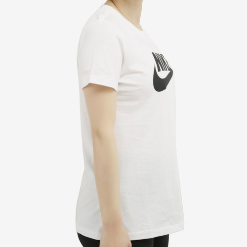 Nike/耐克正品休闲女子时尚运动训练圆领短袖上衣 BV6170-100 - 图1