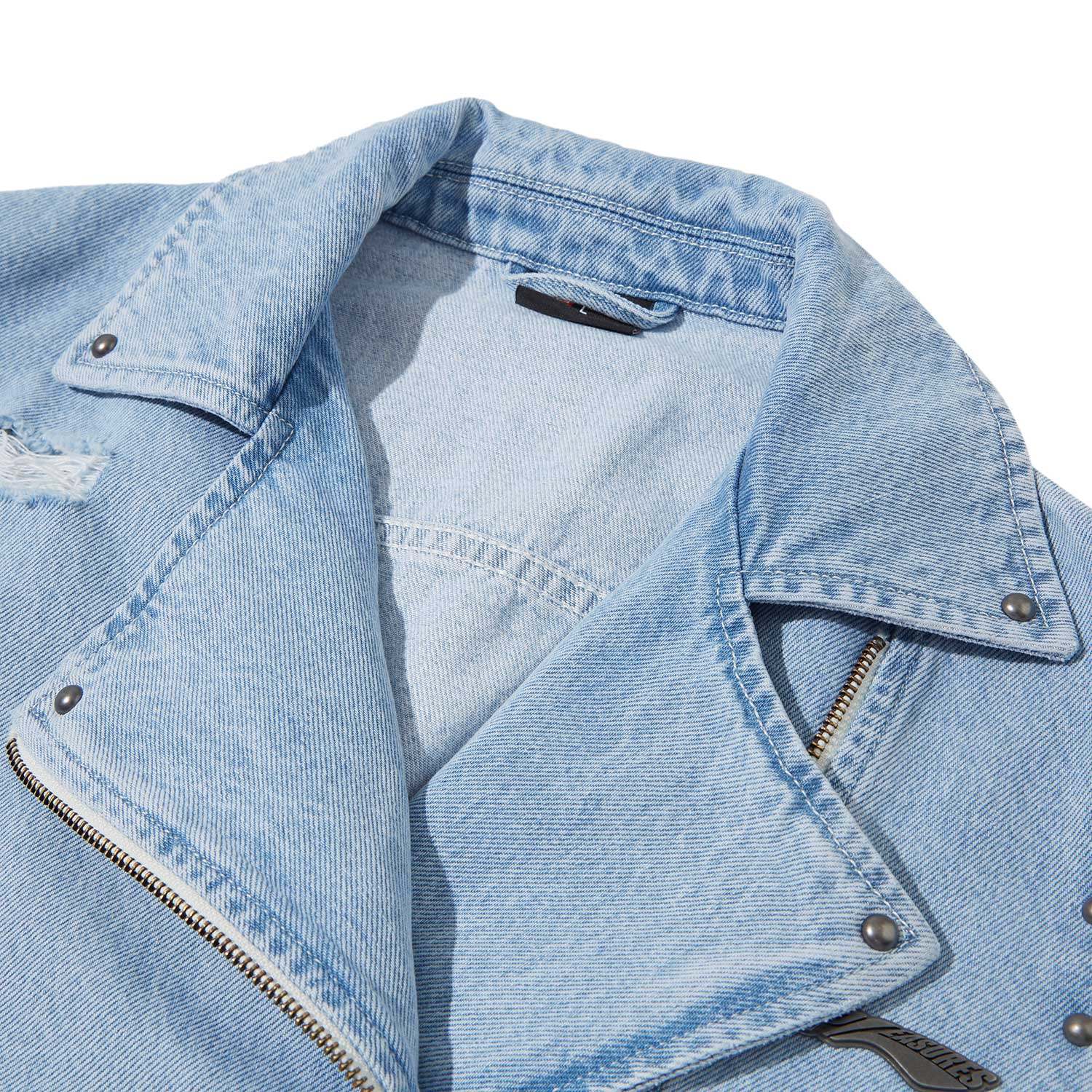 Lining/李宁正品新款女子印花翻领潮流水洗拉链牛仔外套AJDT758-2,淘宝优惠券,粉丝福利购,淘宝优惠卷